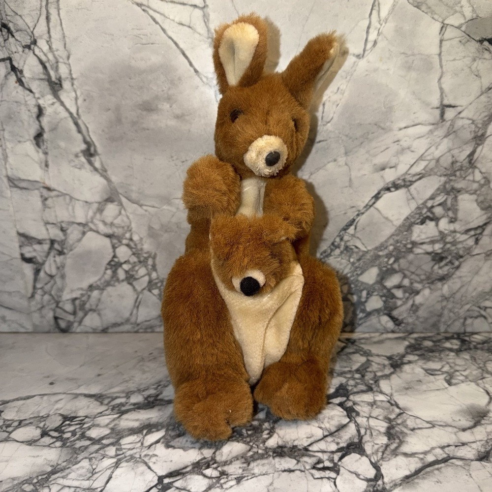 VTG Goffa Kangaroo Joey Plush Stuffed Animal